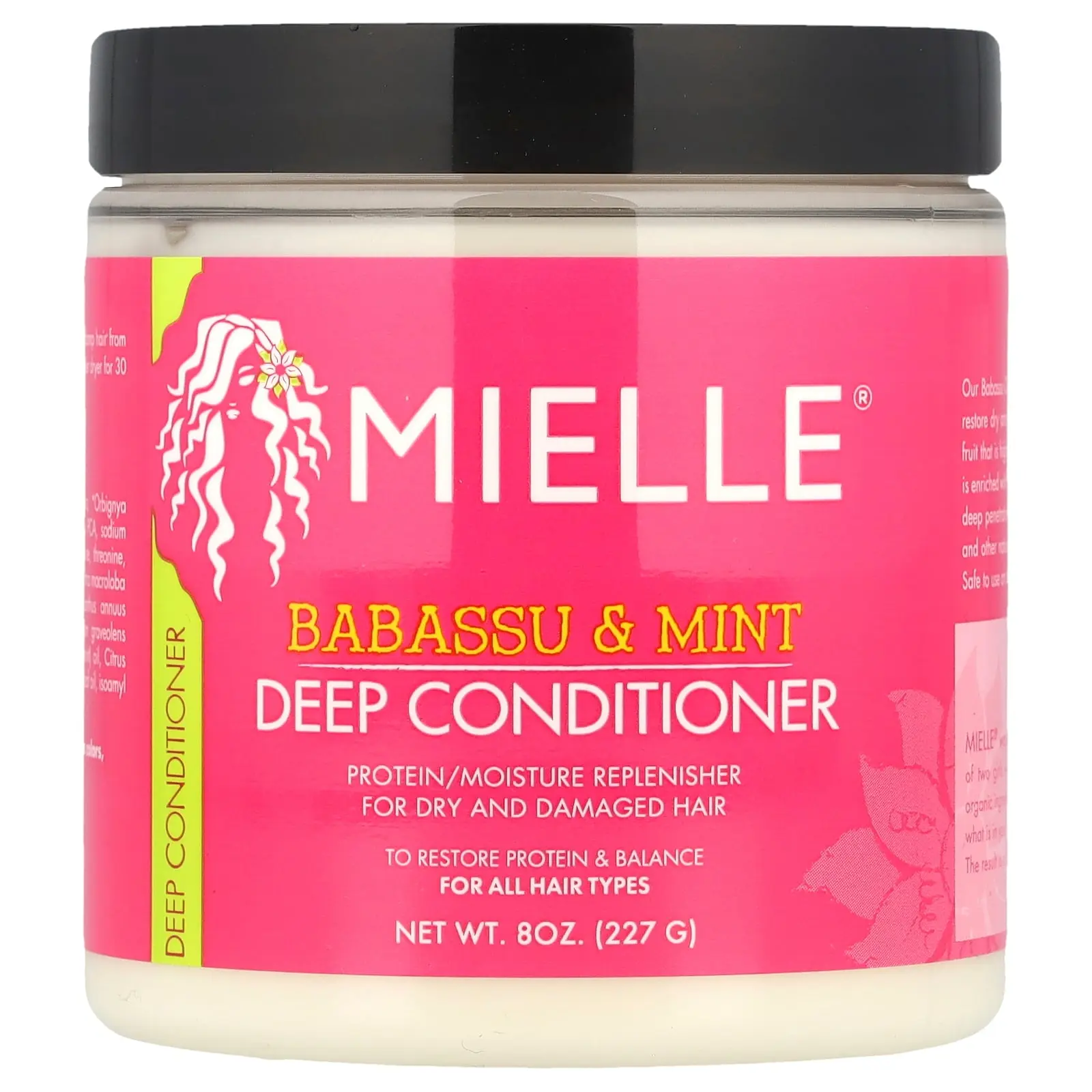 Mielle Deep Conditioner, For All Hair Types, Babassu & Mint, 8 oz (227 g) Mielle Deep Conditioner, For All Hair Types, Babassu & Mint, 8 oz (227 g)