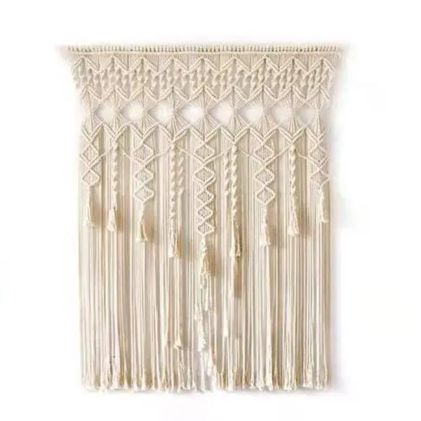 Macrame Wall Hanging Boho Wall Art Hand Woven Tapestry Tassels Home Wall Decor