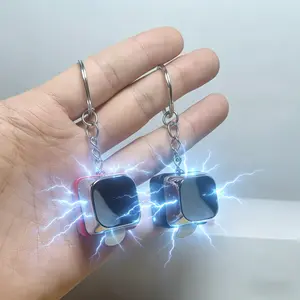 Electric Shock Button for Pranks, Small Portable and Funny Electric Pendant, Anti-Stress Toys for Adults, for Home Offices Class Work Study Travel Parties Halloween Christmas