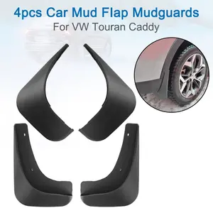 4pcs/set Splash Guards Mud Flaps For VW Touran Caddy Car-styling Scratch Resistant Front Rear Mudguards Fender Car Accessories
