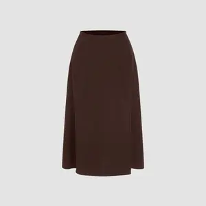 Cider [5 colors, size 0-26] High Waist Solid Pleated Maxi Skirt Curve & Plus