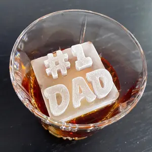 Fathers Day Ice Tray and Molds - Customizable Message
