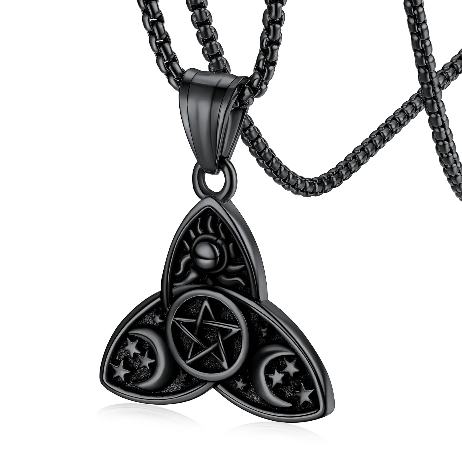 Triple Moon Goddess-Black