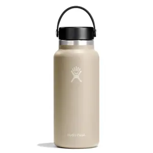 Hydro Flask 32oz Wide Mouth Bottle - Oat: Double-Wall, BPA-Free, Leakproof, Vacuum-Insulated
