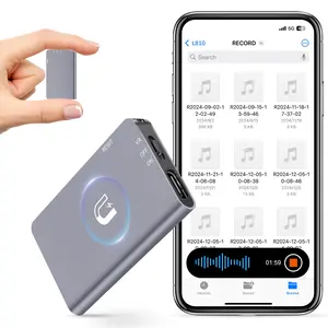 64GB Magnetic Digital Voice Recorder - 40 Hours Continuous Recording Device Voice Activated Recorder with AI-Intelligent Triple Noise Reduction - Audio Recorder Device for Lectures Meetings Interviews Usb Adjustable voice changer device