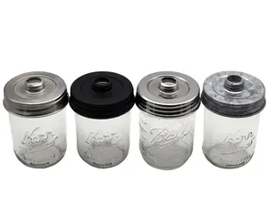 Threaded Lid Adapter for Mason Jars Threaded Lid Adapter for Mason Jars