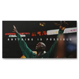 Kevin Garnett Poster - Anything Is Possible Motivational Wall Art, Basketball Decor, Sports Inspiration Print, Gym Room Poster, Man Cave Art