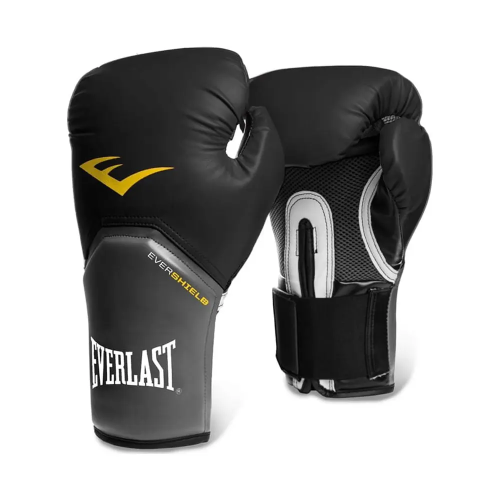 Everlast 16oz Black Elite Training Boxing Gloves Everlast 16oz Black Elite Training Boxing Gloves