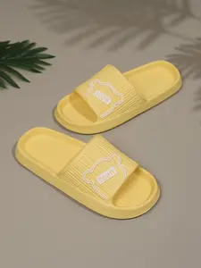 Cute Cartoon Bear Slippers Slides for Women & Men, Comfortable Home Shoes for Daily Wear, Casual Indoor Footwear for All Seasons