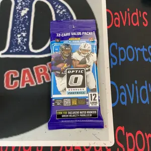 Donruss Optic 2025 Value Pack 12 Cards with Exclusive Rated Rookies & Green Velocity Parallels