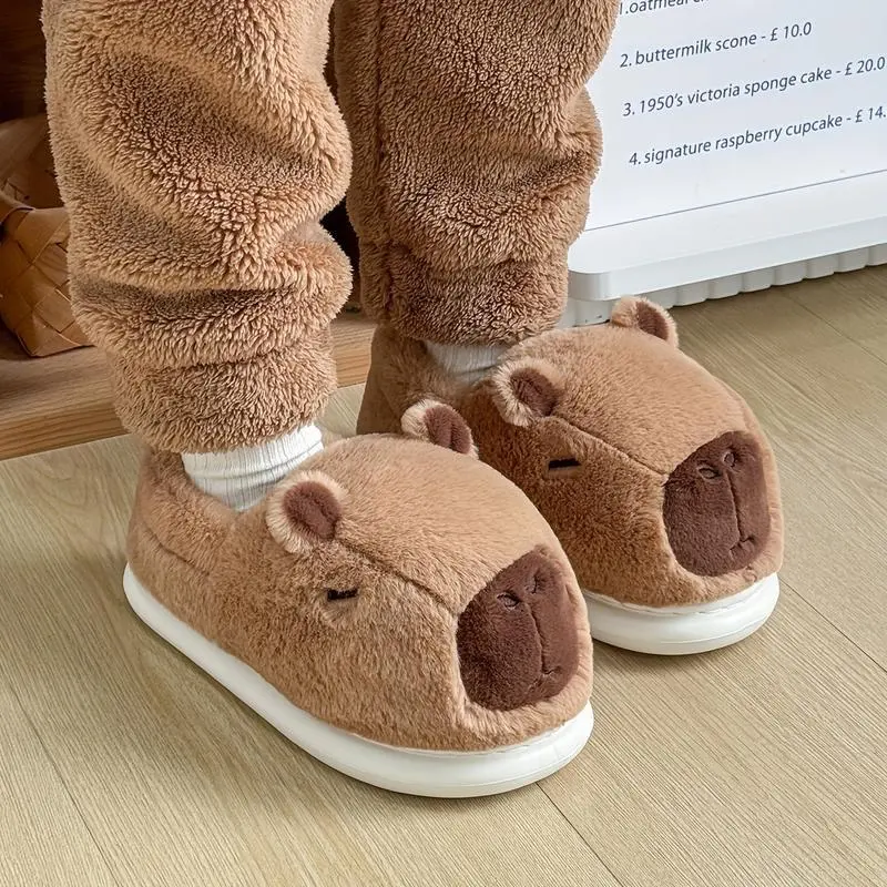 CapybaraCuteThermalHomeShoes,PlushComfortandCasualHomeShoes-AutumnandWinterNewYearandChristmasGiftsspellboundshoes CapybaraCuteThermalHomeShoes,PlushComfortandCasualHomeShoes-AutumnandWinterNewYearandChristmasGiftsspellboundshoes