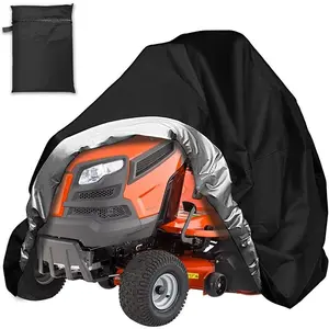 420D Riding Lawn Mower Cover Compatible with 42" 46" 48" 54" & up to 54" Deck, Waterproof Heavy Duty Durable (420D-polyester oxford)