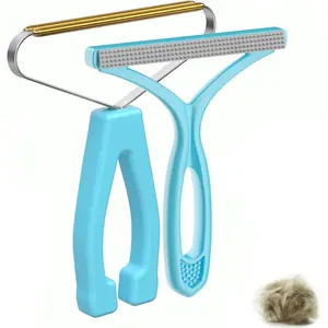 Pet Hair Remover for Dogs & Cats – Manual Carpet Rake & Wool Brush for Effective Pet Hair Removal