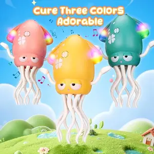 Magic Dancing Octopus Toy, Smart Tentacle Explorer, Playful Crazy 8-Leg Auto-Dance Octopus Toy, Crawling Dancing Automatic Obstacle Sensor Toys, Wiggly Wonder Octopuss Pet Toys for Indoor Cat Dog