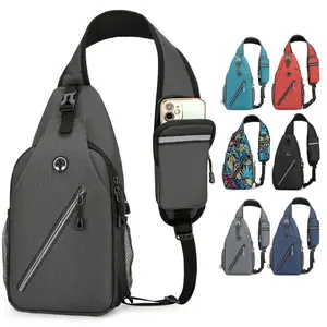 New Multifunctional Men's Shoulder Crossbody Bag Male Hard-Wearing Canvas Shoulder Messenger Bags Chest Bag fall crossbody