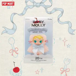 [Spanish] – 【Nuevo - Almacén en EE. UU.】POP MART Baby Molly 20th Anniversary – Blíster de Vinilo y Peluche