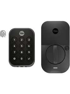 Yale YRD430FWF1BSP Assure Lock 2 Touch Key Free Keypad with Wi-Fi Biometric Deadbolt - Black Suede Powder Coat Finish
