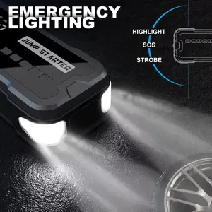 Multi-Function 4-in-1 Car Emergency Tool (Jump Starter, Air Pump, Power Bank, Flashlight)