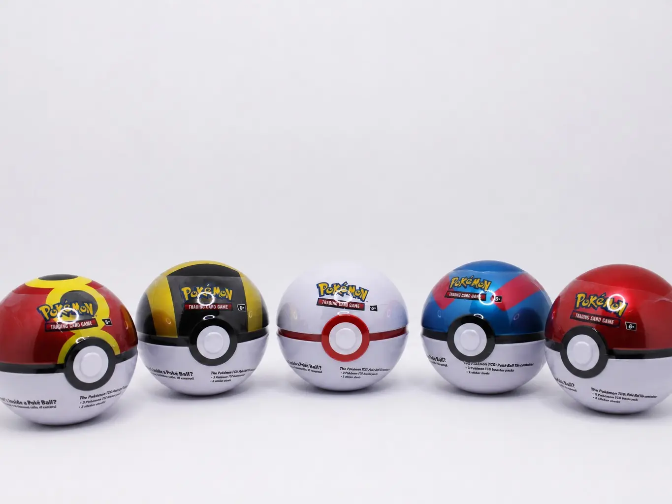 Pokemon TCG Poké Ball Tin — L25 Variety
