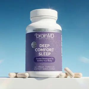 Deep Comfort Sleep by BrainMD | Restful Sleep & Relaxation Support Supplement