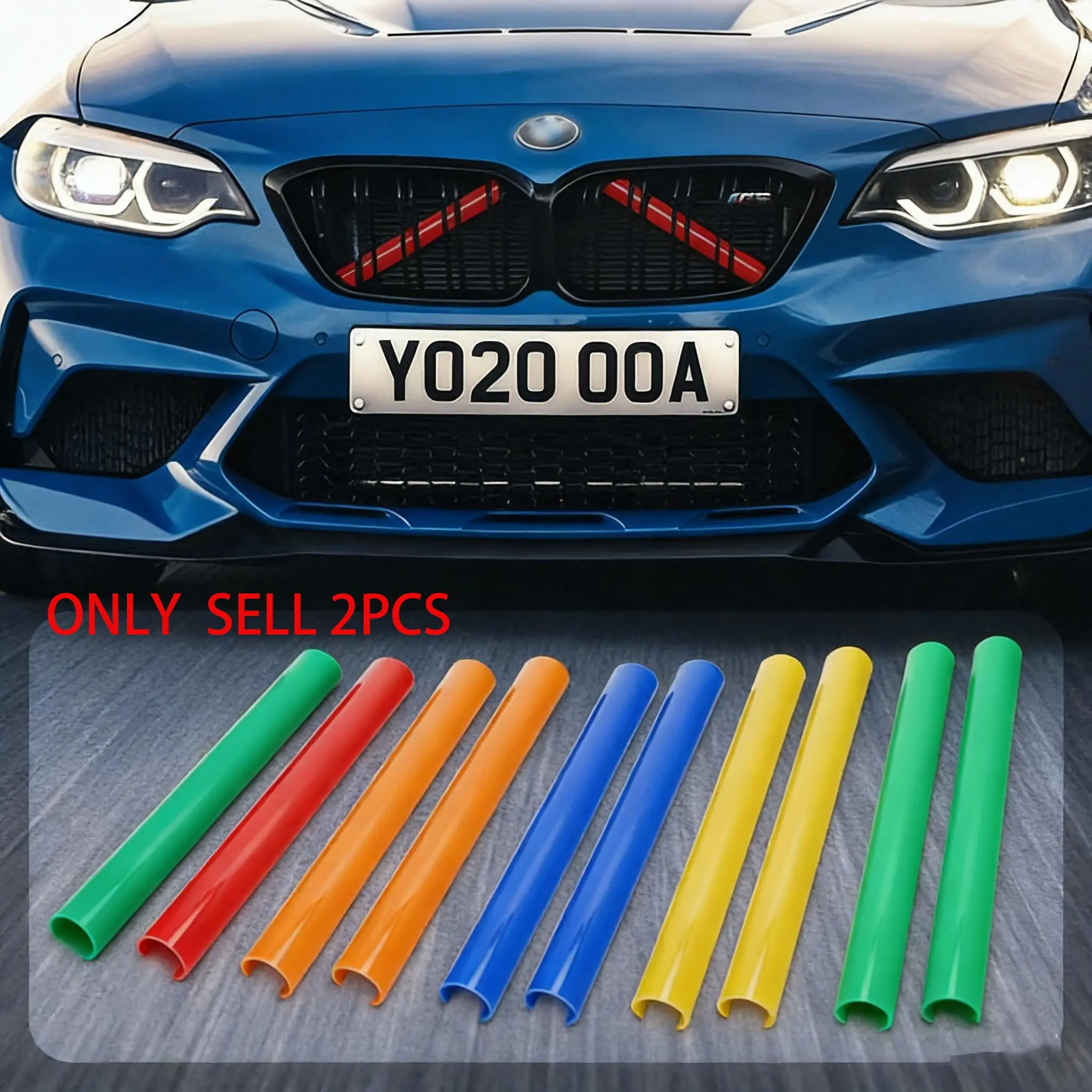 Bmw Grille Radiator Protector Bar, Sporty Design, Durable Material, Front Grill Insert Trim Cover for Bmw F20 F21 F22 F23 F30 F31 F32 F33 F44 F45 F46 Car Vehicle, Car Accessories