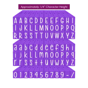 Pegz® Medium Size 84 Piece Hey Gorgeous Alphabet and Numbers Connectable Stamps Bundle