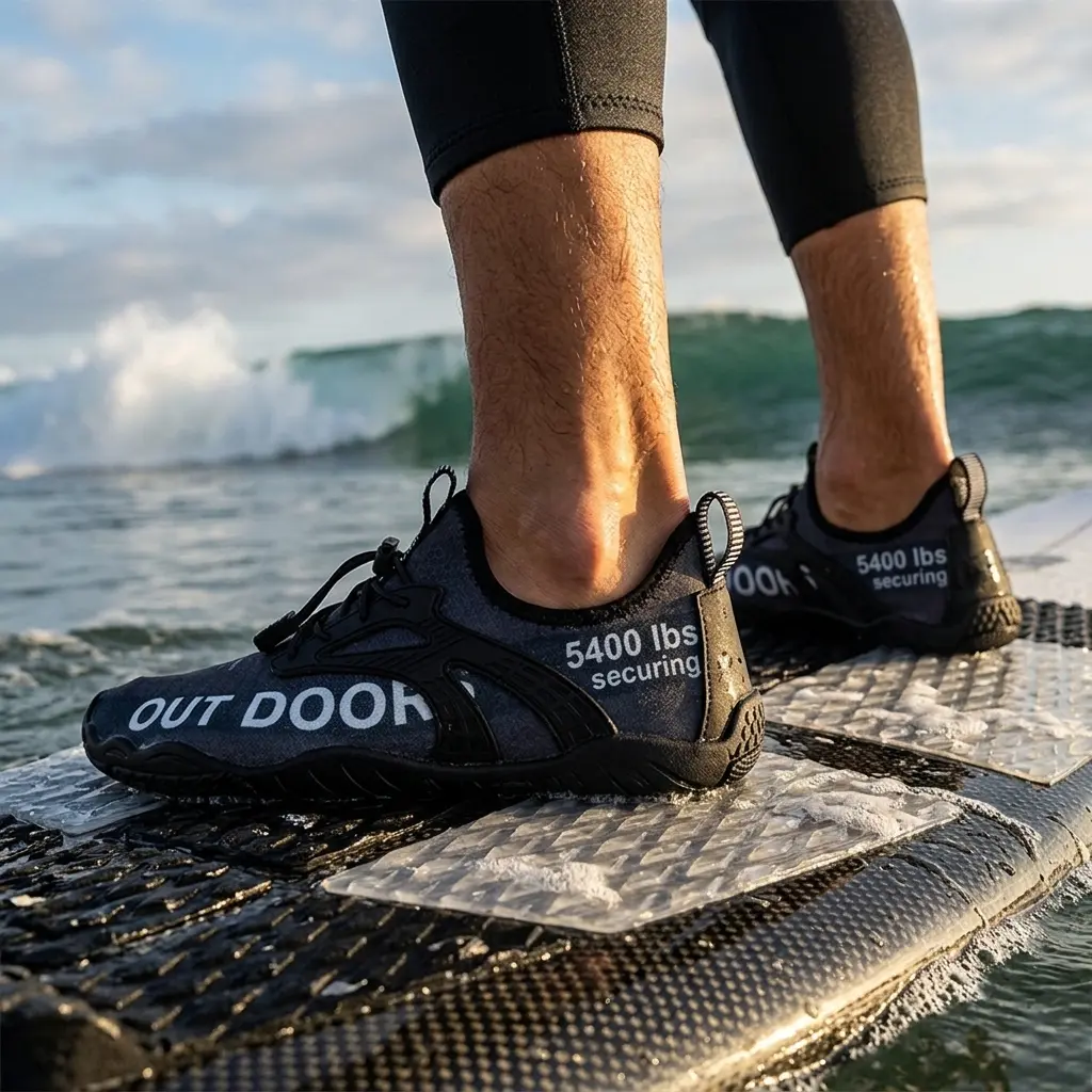 Mens Water Shoes Lightweight Breathable Wading Shoes Non-slip Beach Shoes Aqua Shoes for Surfing Swimming and other Water Activities