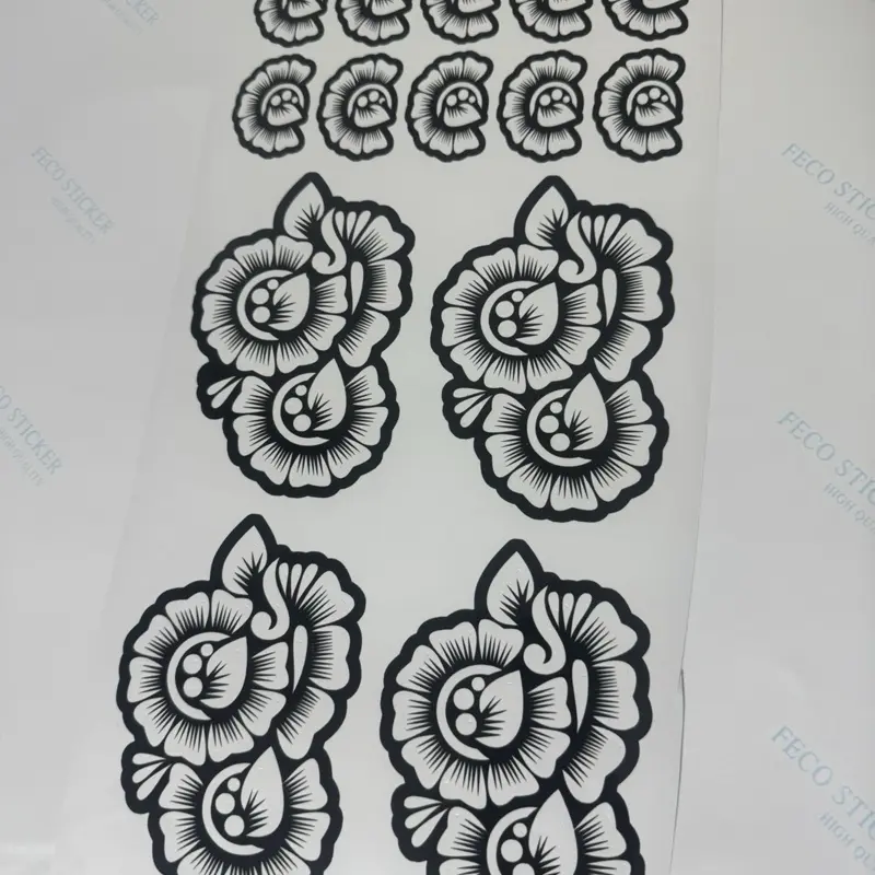 Sparkly Glitter Henna Stencil Paper Sticker - Temporary Tattoo Stencil for DIY Tattoos, Hand Decor on Backhand & Fingers for 2 Key Occasions, Single Item, Henna Designs, Glamorous, Sticker Paper, Temporary Art, Suitable All