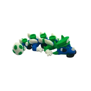 Mini Green Plumber Dragon- 3D Printed Articulated Dragon, Fidget Toy, Video Game Inspired