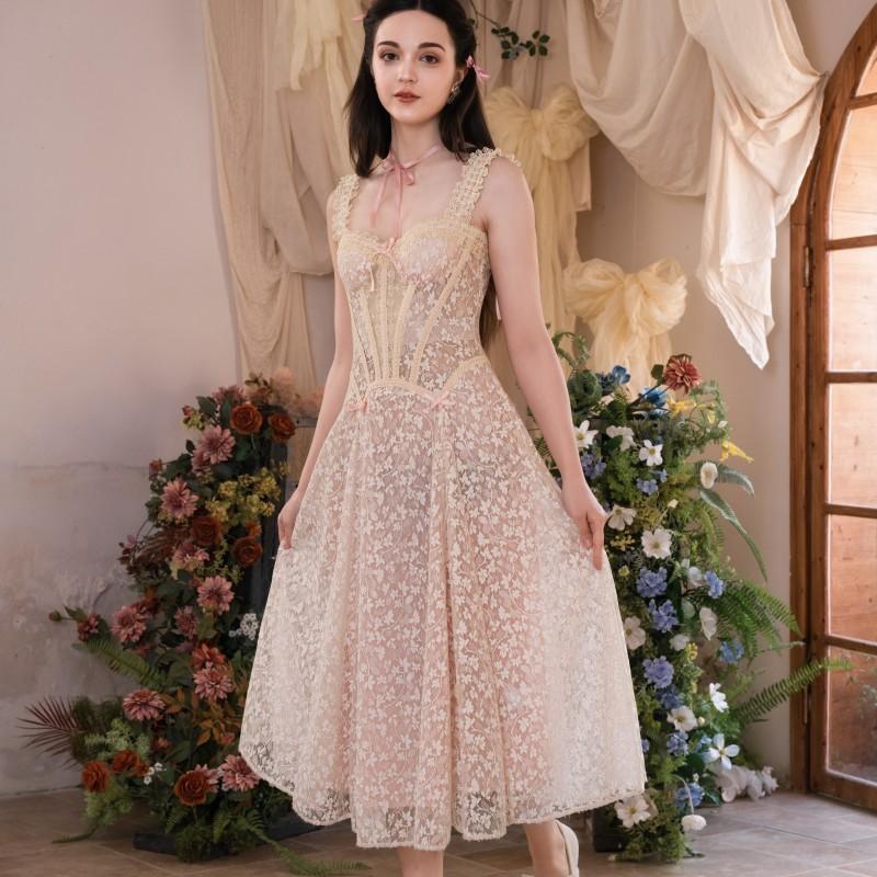 The Sugar Veil Corset Dress-LuminaVenus Dresses Lucas And Ivanita Marriage Dresses  Windsor Dylan Sequin Beaded Mesh Bride Wedding Earle Dress Cheetah Dress Chic Strap Ribbon Sleeveless birthday outfit Womenswear Lace