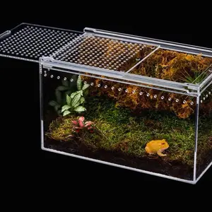 Acrylic Terrarium Enclosure for Tarantula Spider Reptile 12x8x6 inch