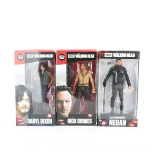 Movie The Walking Dead Characters Rick Daryl Negan PVC Action figure Collectible Model Toys