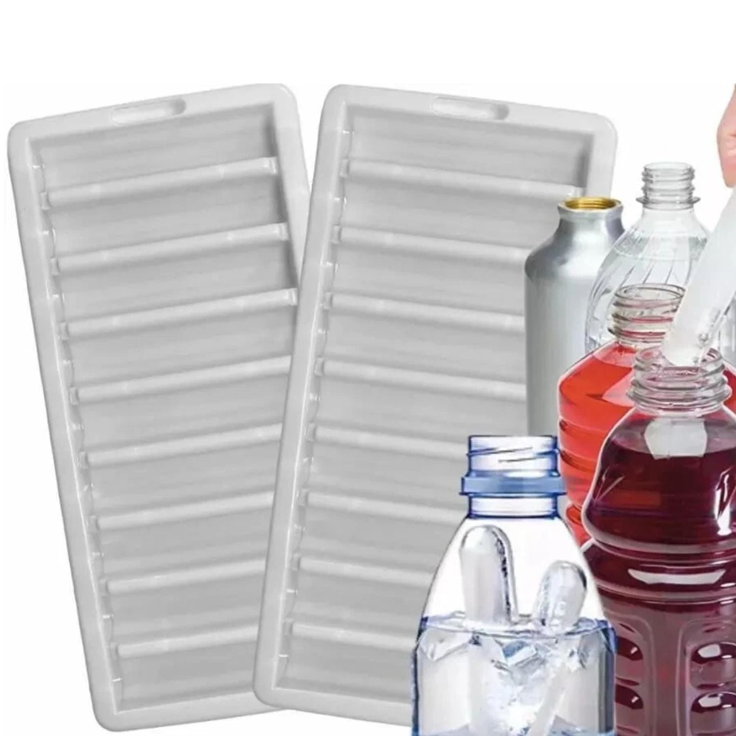 Home Collection 2-Pack Long Ice Cube Molds Stick Trays