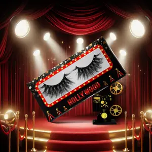 Hollywood Lash “Producer” Faux Mink Lashes – 20mm Bold Volume, Reusable Up to 20x, Easy to Apply
