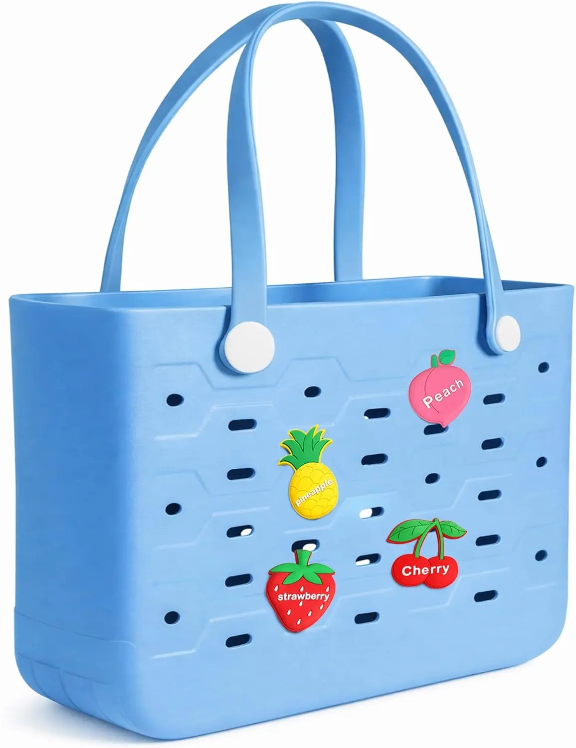 Beach Tote Bag for Women - Chic & Durable EVA Rubber Beach Bag Waterproof, Sandproof Cave Bags, Large Capacity Pool Bag with Handles - Perfect for Beach, Pool, Gym, Travel & Everyday Essentials