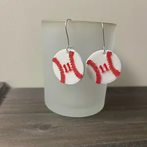 Custom baseball/softball earrings