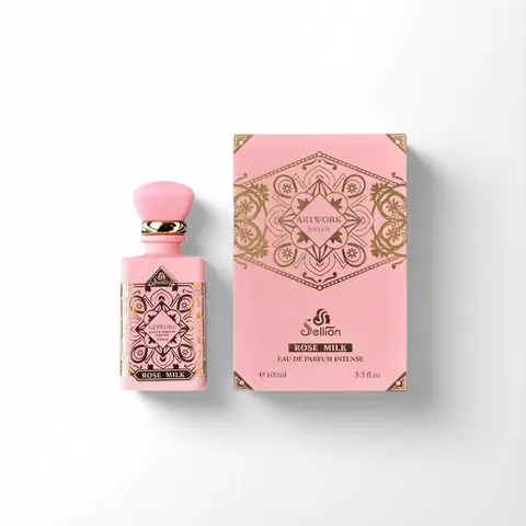 Women's Rose Milk & Vanilla Eau de Parfum (EDP) - 3.3 fl oz (100ml) Limited Edition, Oriental Floral Aromatic Chic Gourmand, Spicy Sweet Top Scent, Long-Lasting Perfume for Women, Aluminum-Free, Contains Alcohol, Floral Scents, 3 to 3.9 fl oz Size