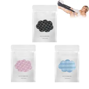 3PCS Authentic African Exfoliating Net Bath Sponge - Ethically Sourced from Nigeria - Porous, Hygienic & Quick-Drying Exfoliating Bath Net,Bath Sponge Smooth Skin Shower Body Care Tool Quick-Drying Hygienic Solution Summervibes,african net sponges