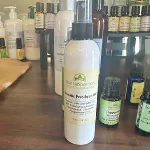 Aromatic Pest-Away Mist 4 oz with Eucalyptus citriodora, Lemongrass, Citranella, and Peppermint Essential Oils - Safe and Effective Bug Spray - Perfume, Fragrance