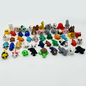 Mini Articulated Animals Pack Variations - 1-2 Inch Figures, Includes 5-50 Variety, Special Rainbow Packs Available, Easy to Handle and Display