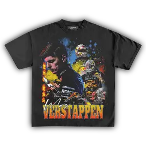 Max Verstappen F0rmula 1 Vintage Tee T-shirt Unisex cotton Crewneck Made Using 100% Us Cotton, Design & Printed In The USA