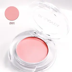 Long-lasting Matte Blush, Beauty Cosmetics, 1 Count Single Color Lightweight Compact Blush Palette, Cheeks Contour Blush Pressed Powder Suitable For All Skins Girls Women