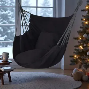 Outdoor Hanging Bed Chair, Comfortable Swing Chair, Multifunctional Leisure Rocking Chair, Ideal for Camping, Relaxing, Dormitory Use, Swing Egg Chair