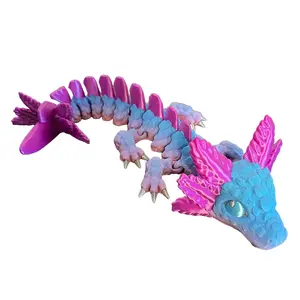 Baby Axolotl Dragon - Fully Articulated - Figurine