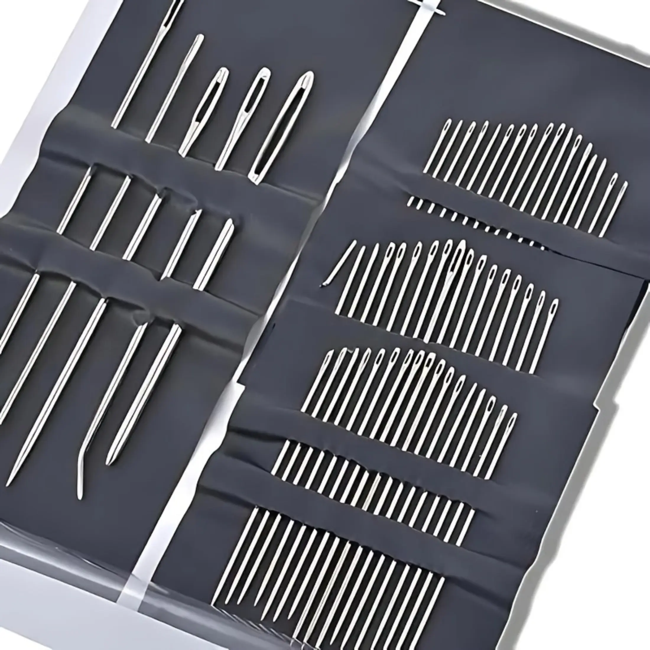 A 55pcs Set of Stainless Steel Hand Sewing Needles - Featuring Various Sizes And Types of Hand Sewing Needles, Versatile for Adult Beginners in Sewing As Well As for Embroidery And Needlework Enthusiasts, Sewing Supplies