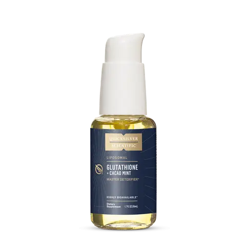 Quicksilver Scientific Liposomal Glutathione - Superior Absorption Oral Glutathione Supplement for Detox & Immune Support-100 mg of Liquid Glutathione