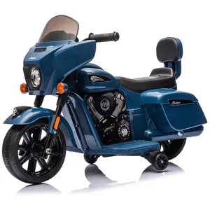 【GARVEE】6V Electric Ride-On Motorcycle for Children with USB Port, Built-in Music, and Headlight, Available in Multiple Colors Including Blue, Grey, Red, White, and Pink