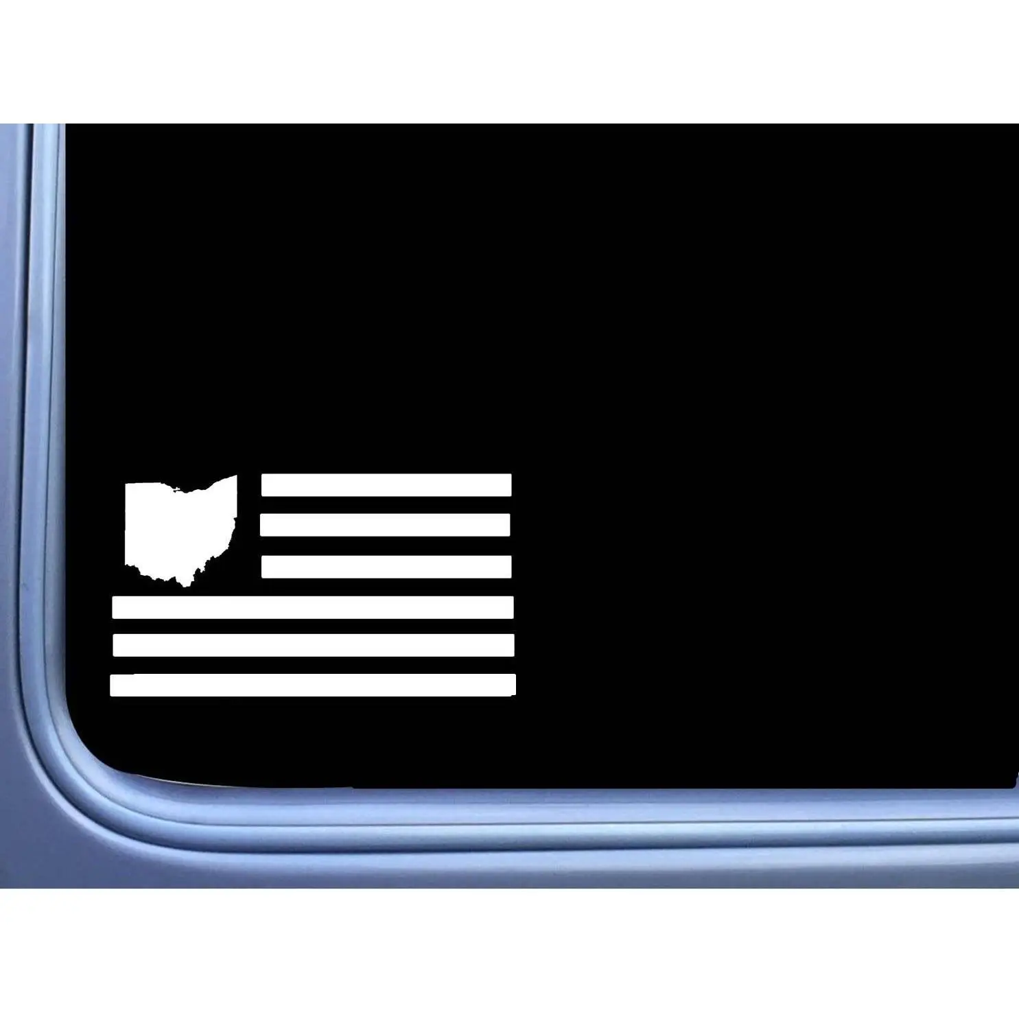 Ohio American Flag M193 8 inch Sticker state Decal