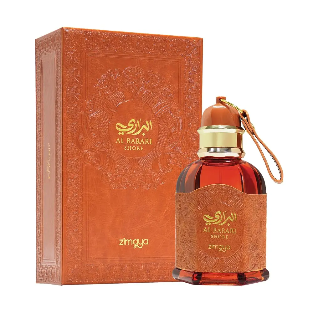 Zimaya Al Barari Shore Eau de Parfum Spray for Men, 3.4 Ounce Aromatic Fruity Spicy Woody Fragrance