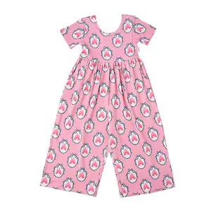 Maeve Castles WIDE LEG ROMPER Soft Bamboo Viscose Comfortable Stretchy Fit for Play & Everyday Wear Easy Slip-On Design